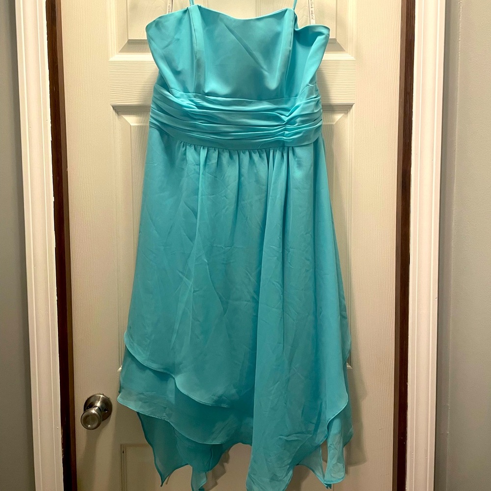 Blue Alfred Angelo Bridesmaid Dress. Size 10.